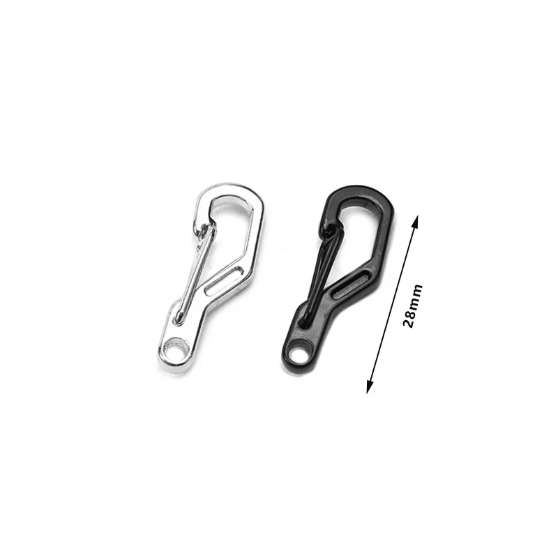 Карабин для повседневного использования 30 шт. пружинный мини карабин с защелкой