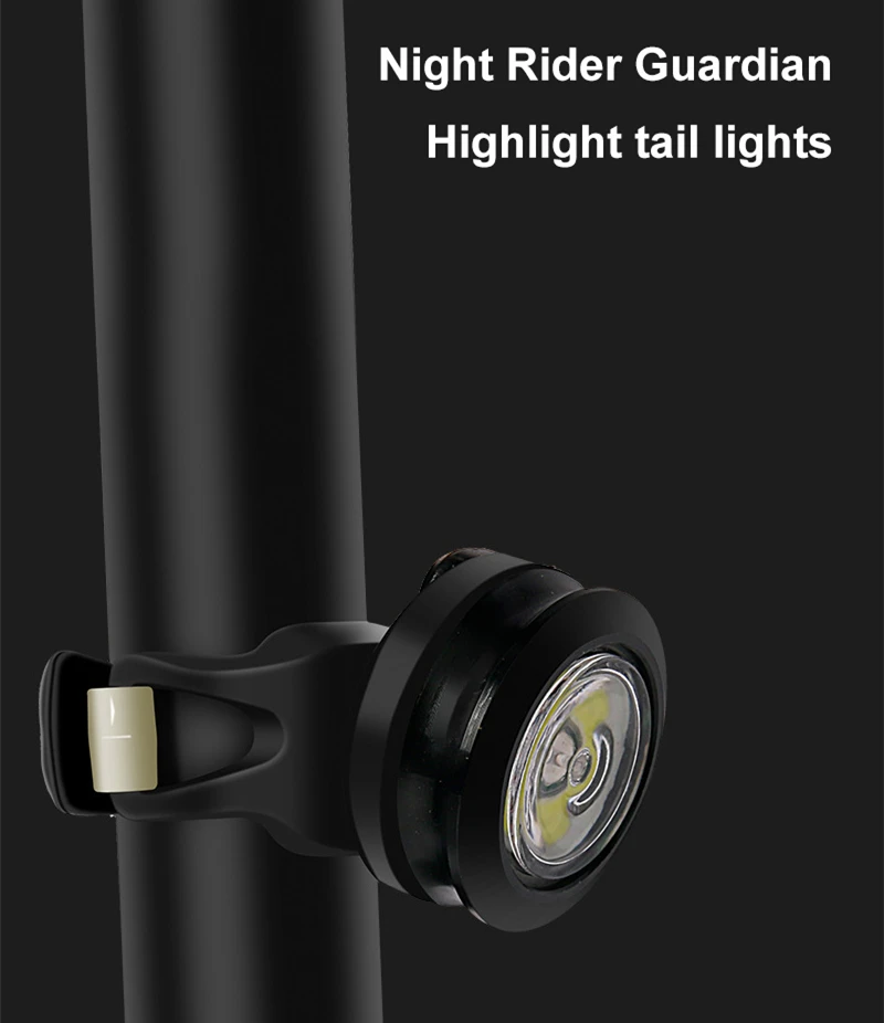 

Задний фонарь для велосипеда, водонепроницаемый, зарядка через USB, Ночная езда на горном велосипеде, предупресветильник фонарь из алюминиев...