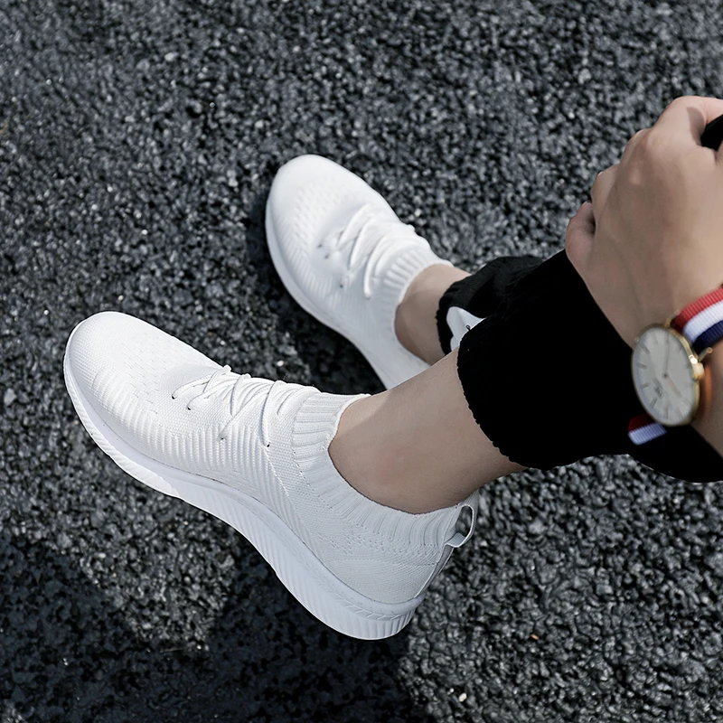 High Quality New Men Casual Shoes Breathable Mesh Sneakers Lightweight Outdoor Sport Unisex Comfortable Training | Обувь