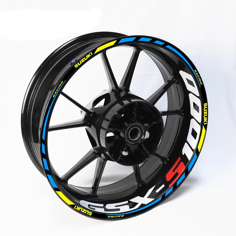 Светоотражающие мотоциклетные наклейки подходят для Suzuki GSX S1000 ступица колеса