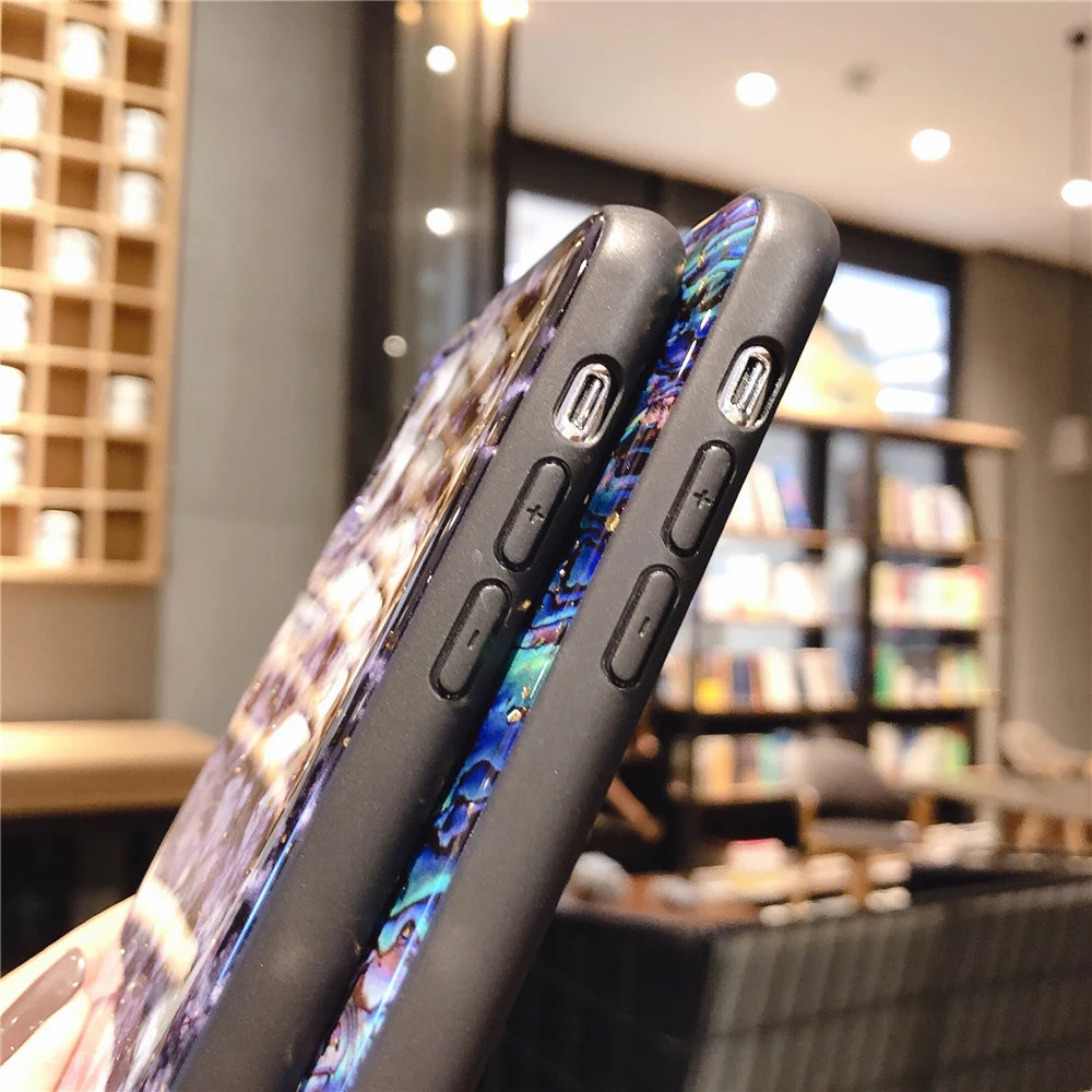 Блестящий чехол из золотой фольги с мраморным рисунком для iPhone 12 11 Pro XS Max XR X SE