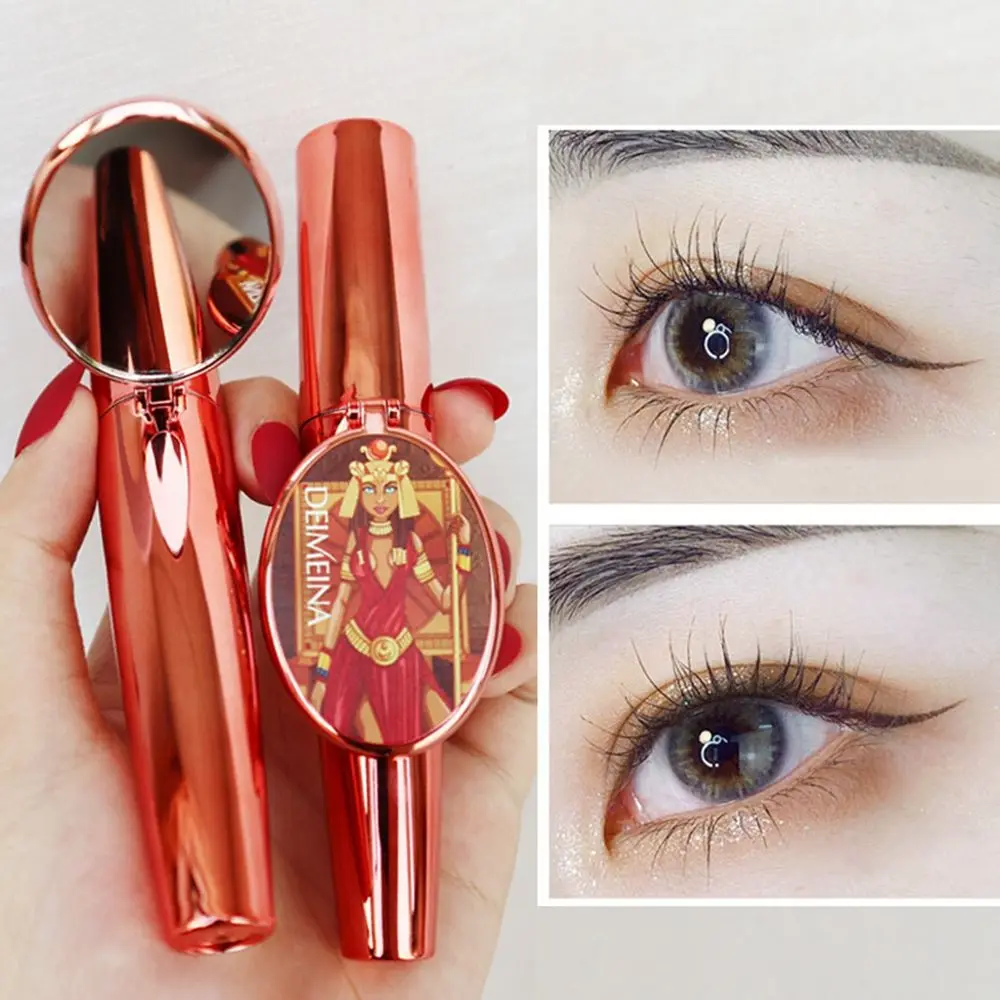 

Smudge-proof Quick Drying Eyelash Curling Voluminous Fiber Lashes 4D Silk Fiber Mascara With Mirror Eye Makeup Tool