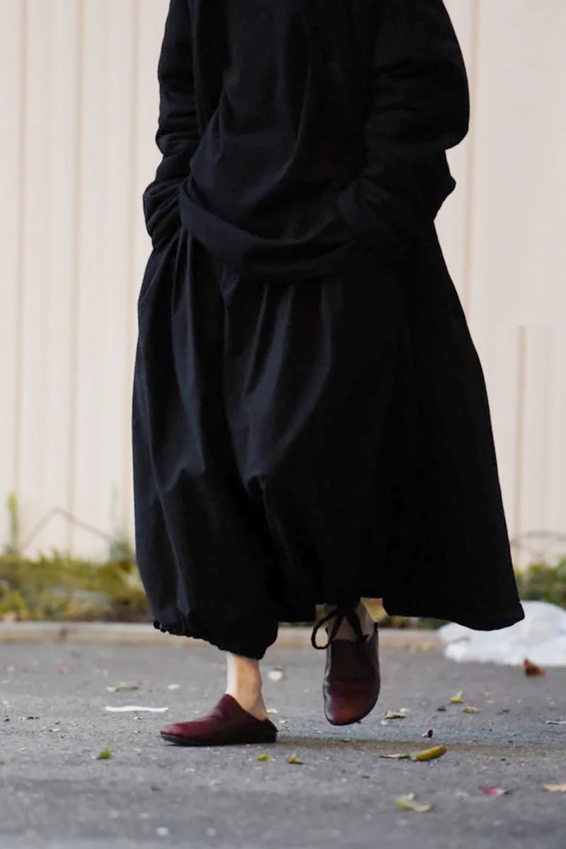 Удобные девять точечные шаровары повседневные брюки на шнуровке свободные