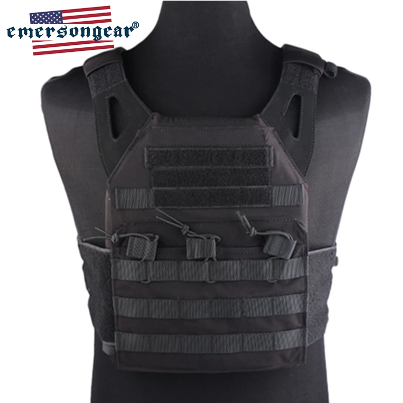 BK Emerson gear Emerson JPC тактический жилет бронежилет нейлон Molle защитная пластина Перевозчик военный страйкбол боевой CS Wargame gear - Цвет: BK