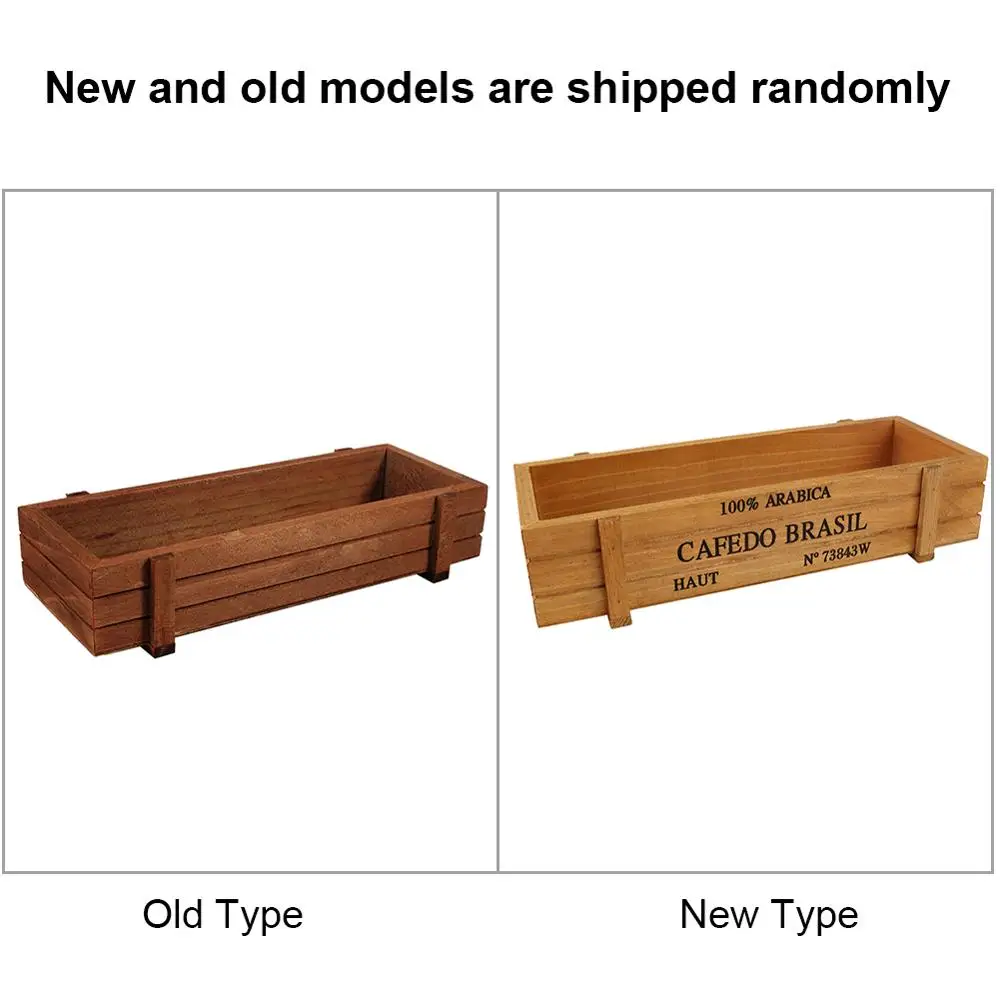 Деревянный цветочный горшок садовый для растений декоративные деревянные