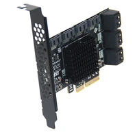 new computer adapter 10 port pcie to sata 3 0 interface rate expansion card controller card for windows 1087 operating system