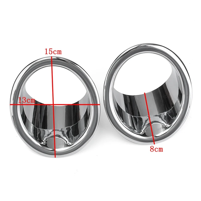 1 Pair Abs Chrome Front Fog Light Covers Trims Exterior Accessories For Ford Explorer 2011-2014 | Автомобили и мотоциклы