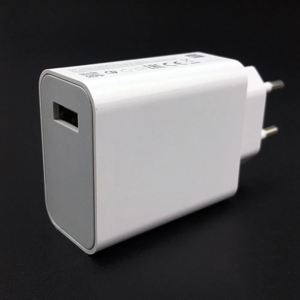 Зарядное устройство Xiaomi 27 Вт Оригинальное QC 4 0 быстрая турбо Зарядка адаптер