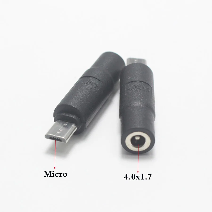 1/2/5 шт. переходник с Micro USB / 2 0 на штекер DC 3 5*1 35/4 0*1 7 мм|Соединители| |