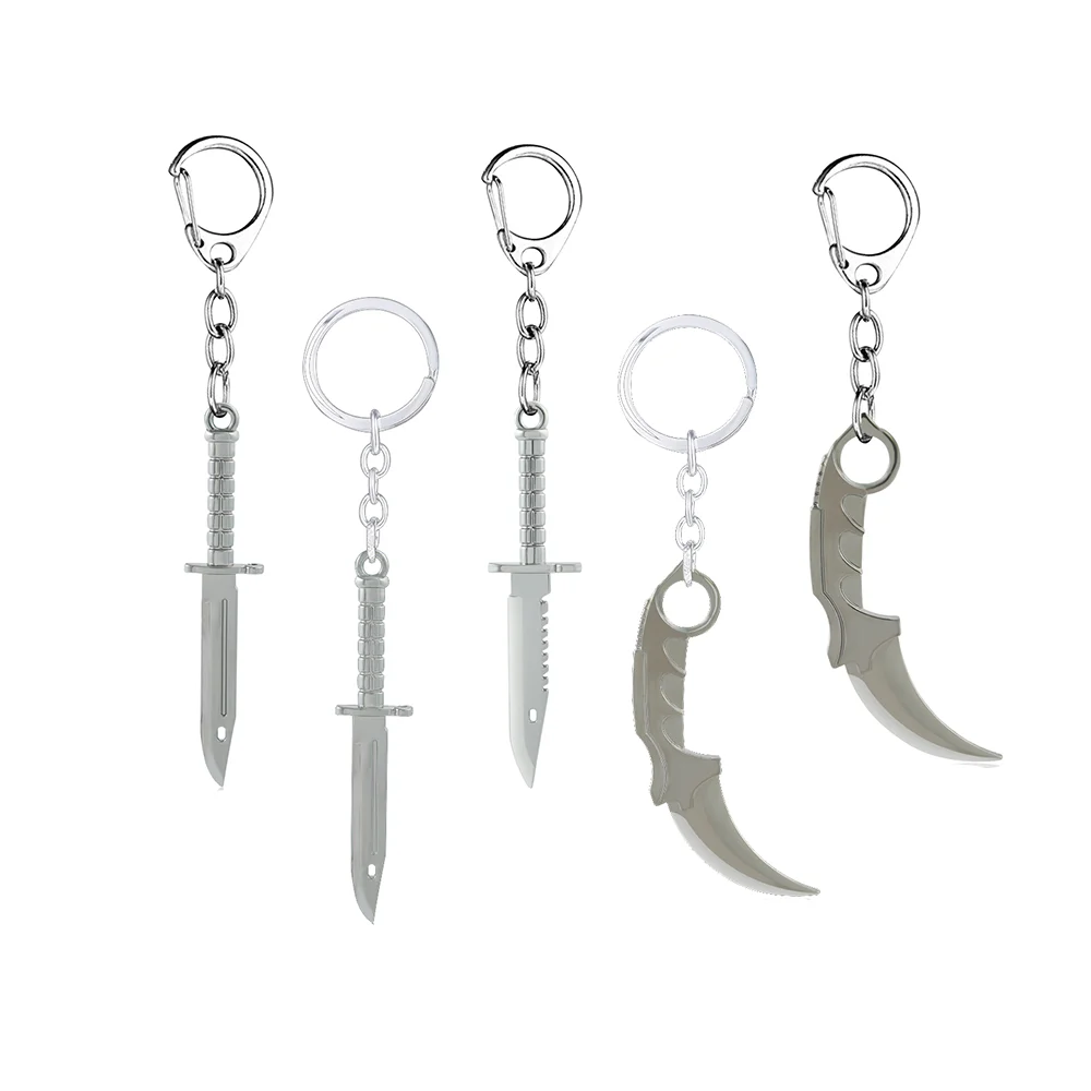 Брелок Counter Strike нож-коготь CSGO M9 игрушка с штыковым соединением металлический