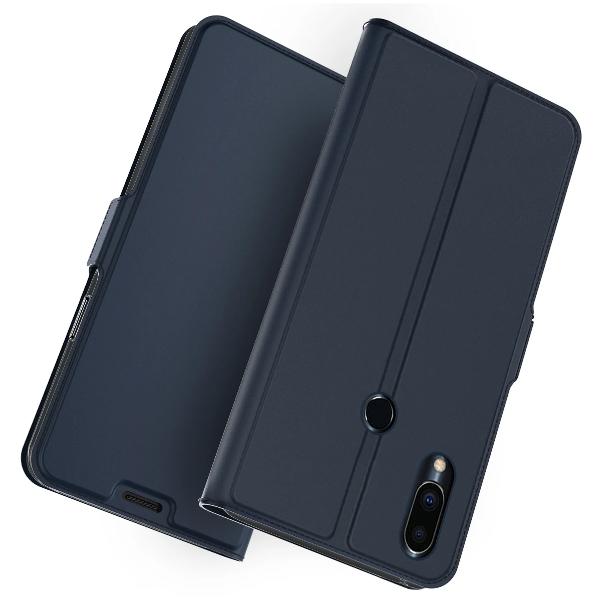 Чехол для телефона Meizu Note 9 из искусственной кожи с откидной крышкой и подставкой