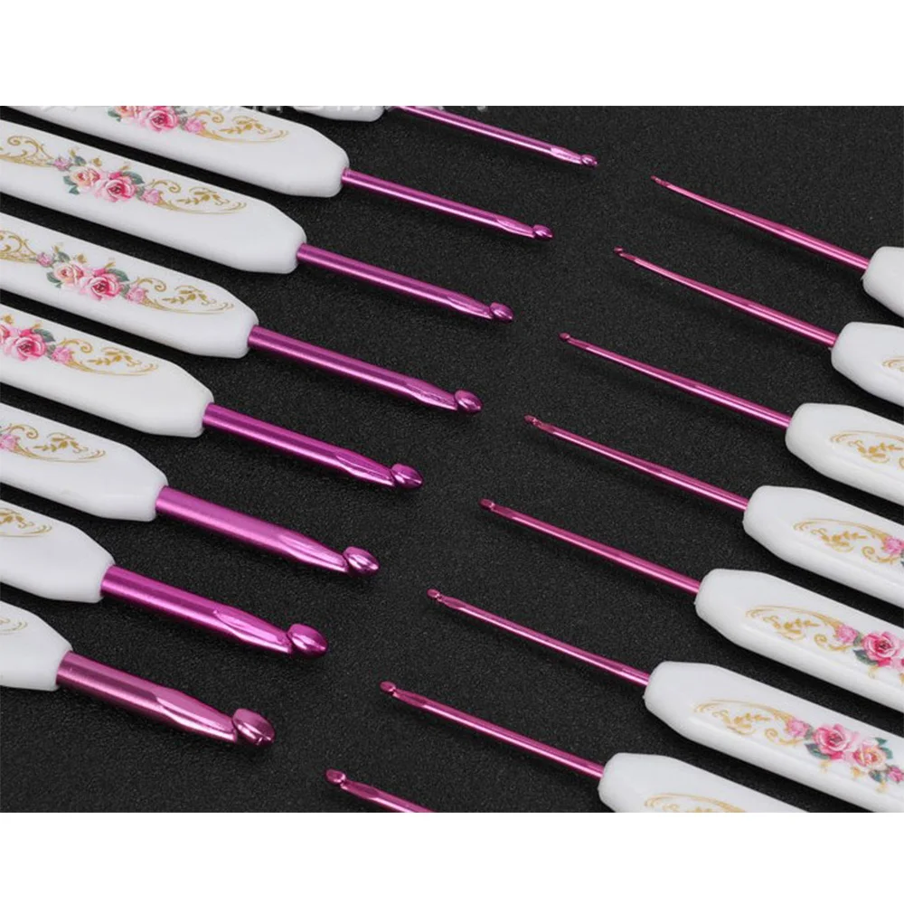 

16pcs Crochet Hooks Knitting Needles 1.0-6.0mm Aluminum Hooks For Knitting Diy Craft Accessories Crochet Hook Needle Set Case