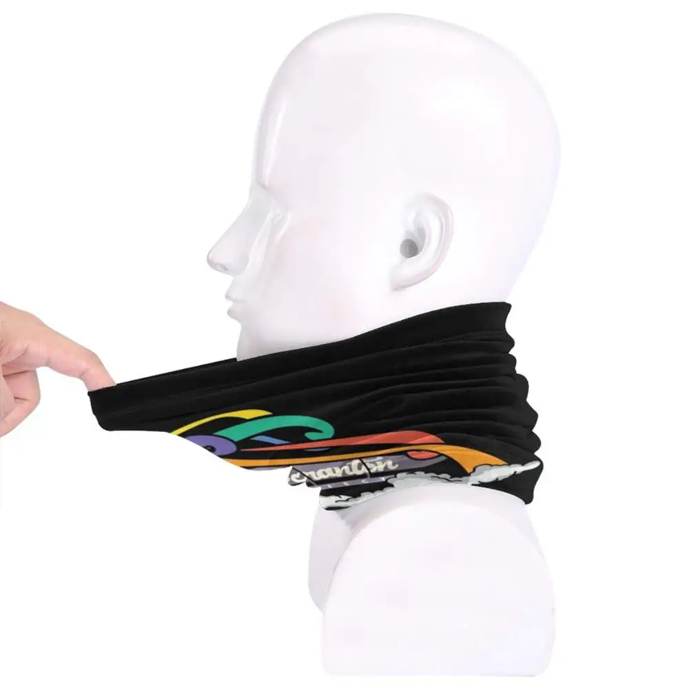 Шарф-повязка на голову черный |