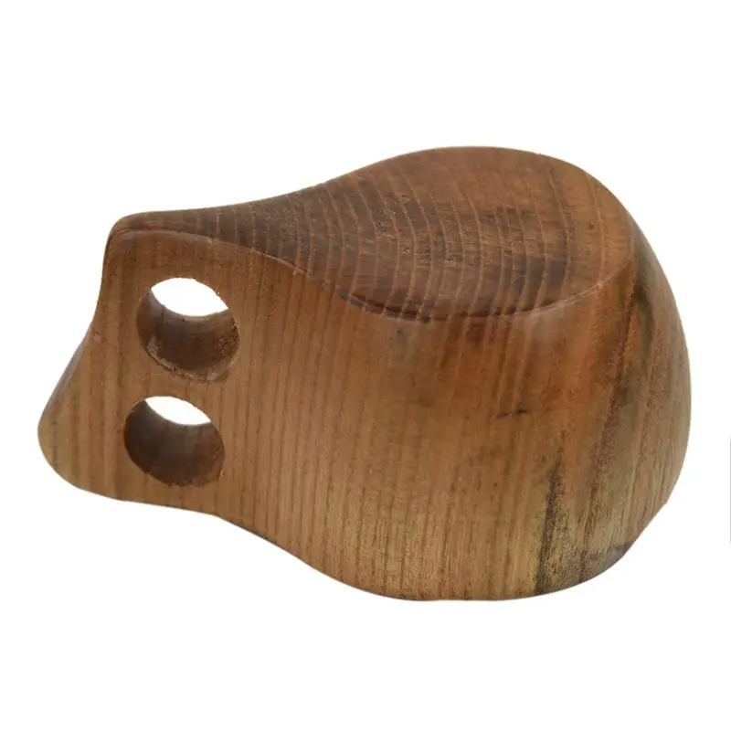 Wooden Cup Primitive Handmade Natural Wood Coffee Tea Beer Juice Milk Mug Wood-color F(150ML) | Дом и сад