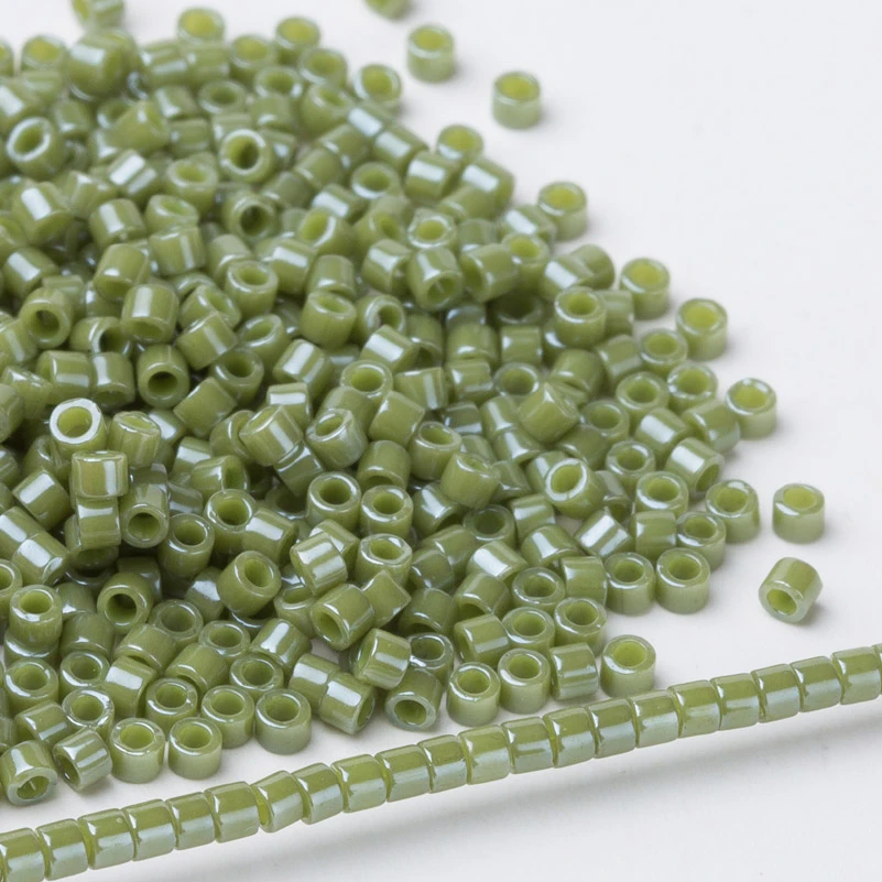 miyuki-DB263 Тайдиан Miyuki Delica Seed Bead 11/0 для Broderie De Perles Francaises непрозрачный белый DB200 1,6x1,3 мм около 1000 штук - Цвет: miyuki-DB263