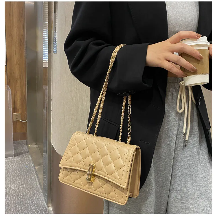 

New 2021 Chain Shoulder Bag Women Handbags Luxury Ladies Hand Bag Sling Bags for Ladies Women