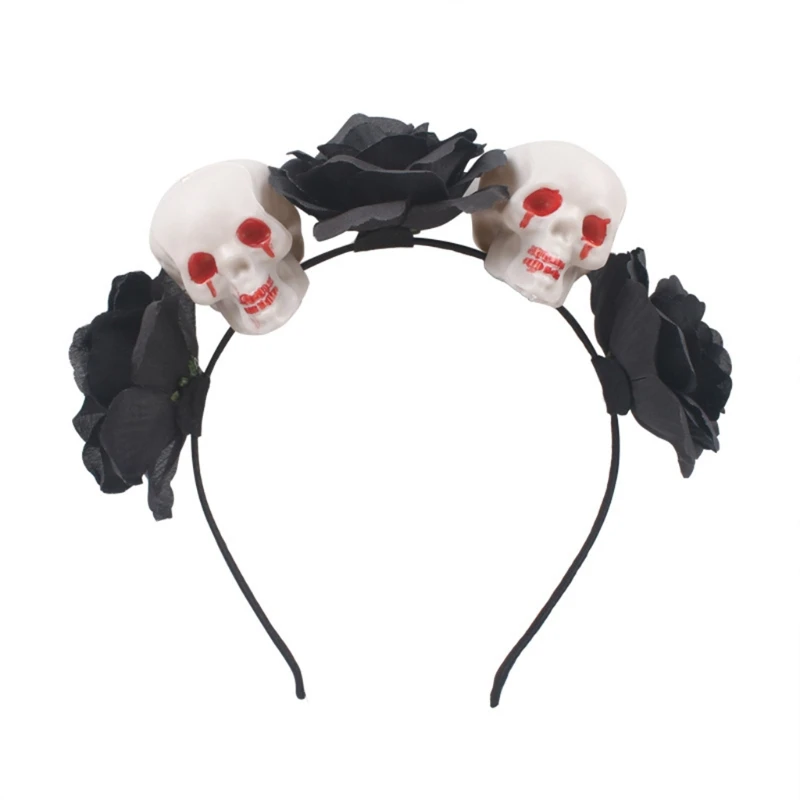 Роза искусственный цветок для Хэллоуина Готический реквизит тематический