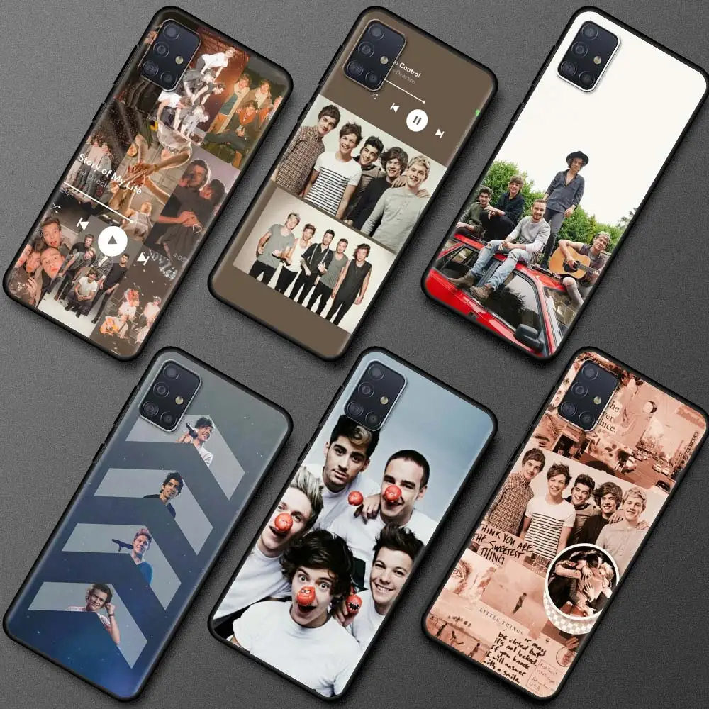 

One Direction Case For Samsung Galaxy A51 A71 A21s A31 A12 A41 A11 A72 A52 A32 5G A01 A91 A21 Black Shell Phone Covers