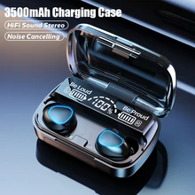 New TWS Bluetooth 5.1 Earphones 3500mAh Charging Box Wireless Stereo Waterproof Earbuds Headsets For Smartphone Xiaomi Huawei