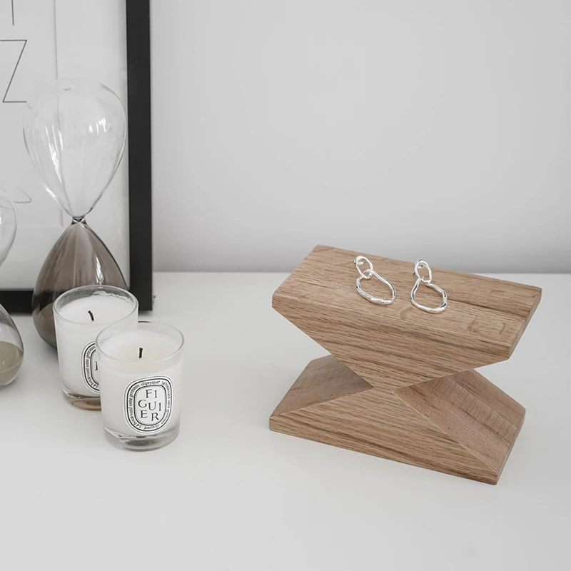 Деревянные украшения скандинавские японские штабелируемые скульптуры из дуба