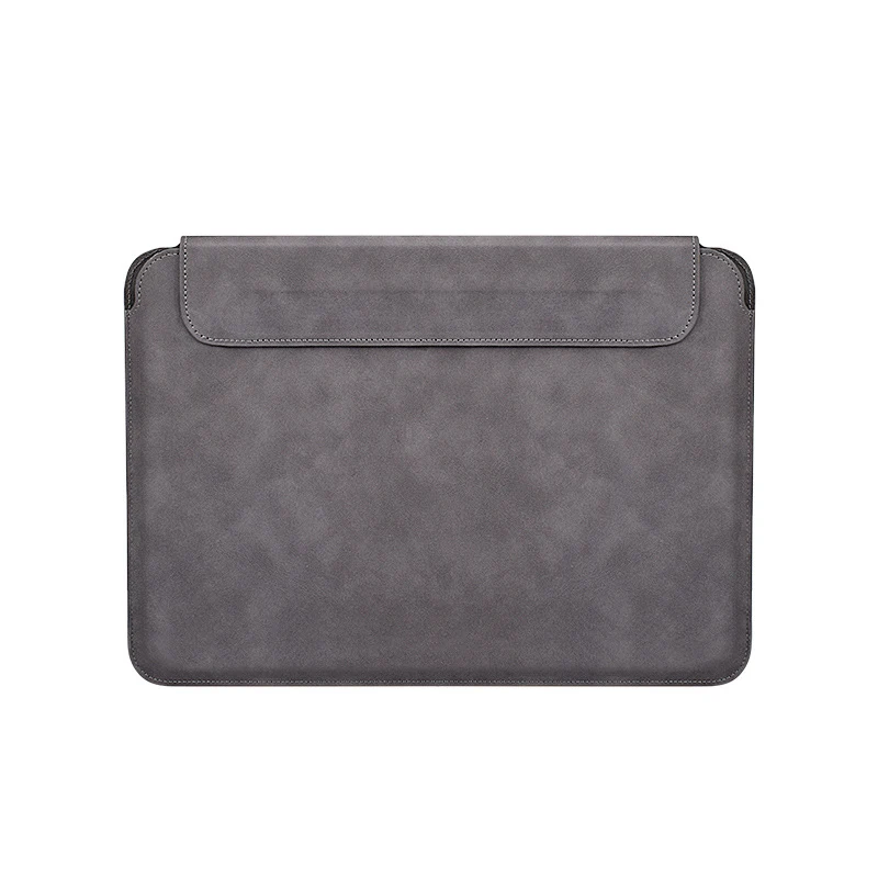 

Stylish PU Leather Laptop Sleeve Waterproof Tablet Case For Macbook Huawei Pro Portable Mouse Pad Business Casual Notebook Cover