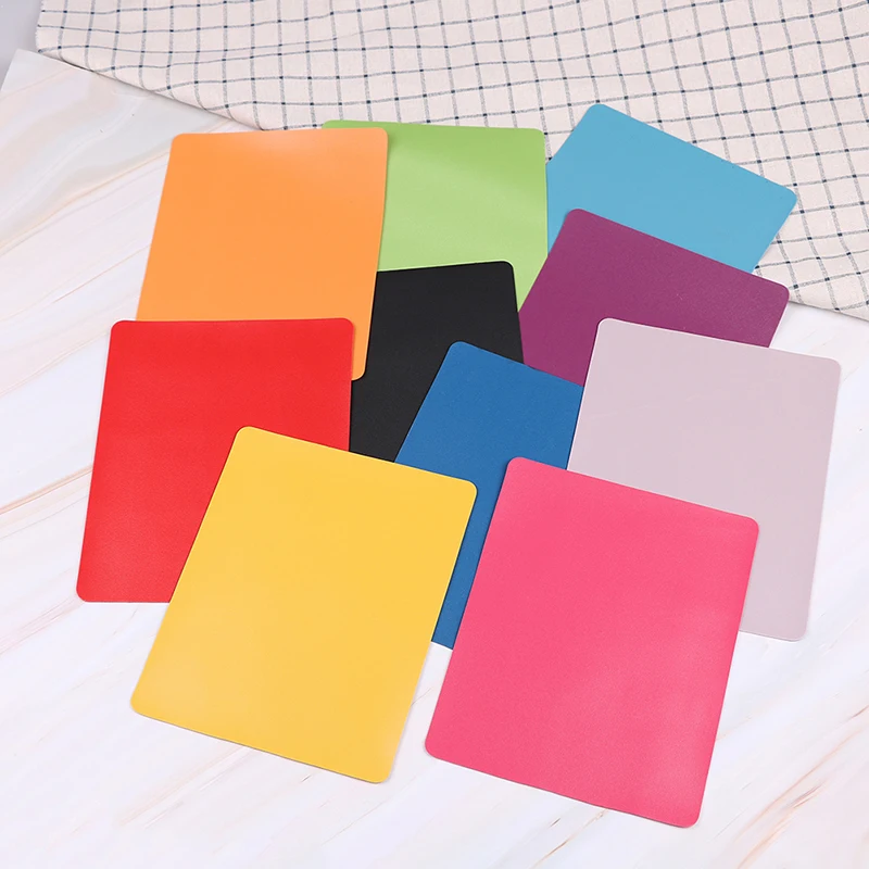 

New 2pcs/set Ultra Thin Rubber Cloth Square Mouse Pad Mat Slim Mousepad For PC Optical Laser Mouse Trackball Mice 215*175mm