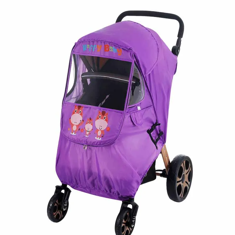 Aqua purple A Водонепроницаемый дождевик для детских колясок, дождевик, дождевик для детских колясок, аксессуары для колясок, детские коляски - Цвет: Aqua purple A