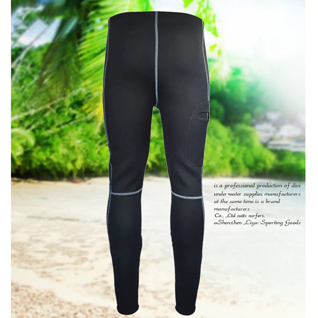 Мужские брюки для Гидрокостюма 3 мм неопреновые дайвинга подводного плавания