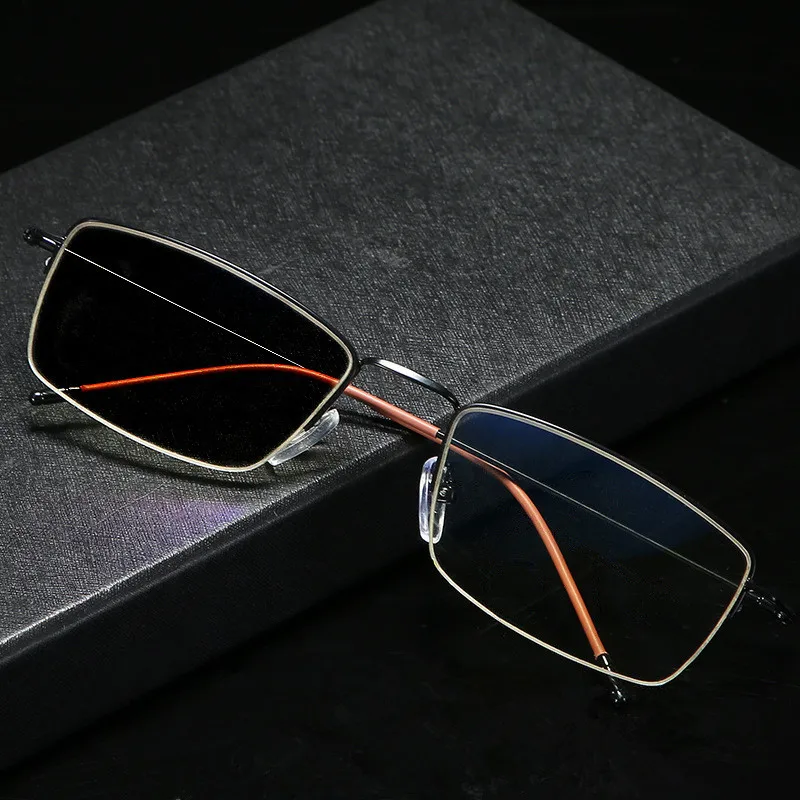 Солнцезащитные очки фотохромные для чтения новый дизайн меняющие цвет деловые