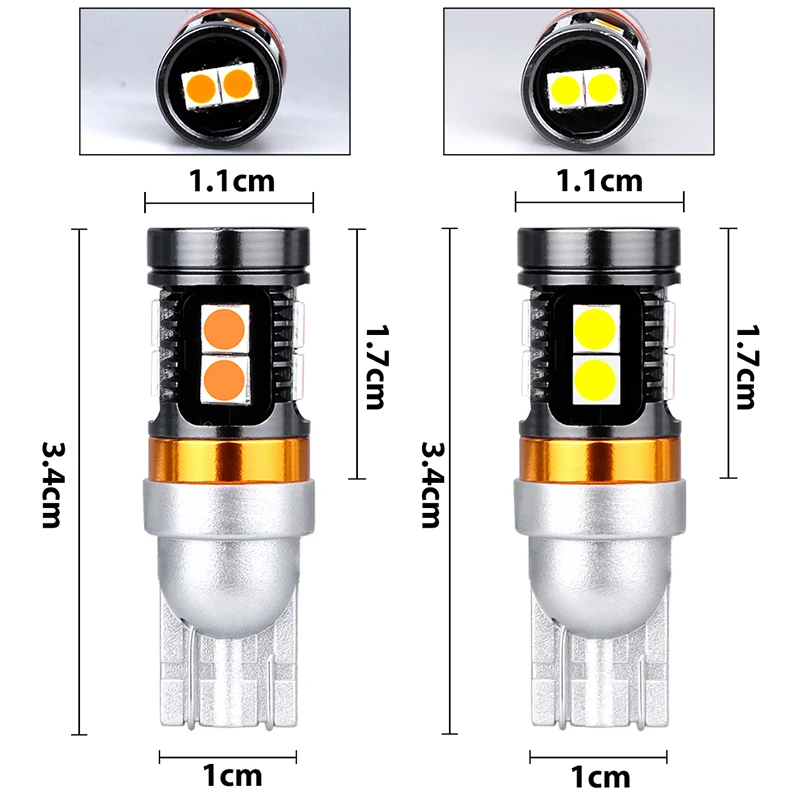 2 шт. светодиодные лампы для салона автомобиля 12 24 В|Сигнальная лампа| |