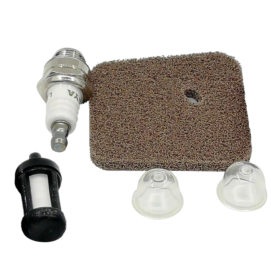 1 Set of Air Fuel Filter Spark Plug Replacement Kits for STIHL FS55R FS55RC KM55 HL45 KM55R | Дом и сад