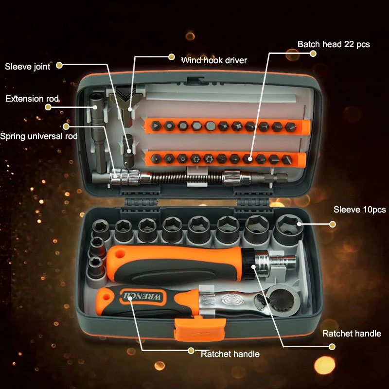 Экономичная храповая отвертка набор многофункциональных отверток торцевой