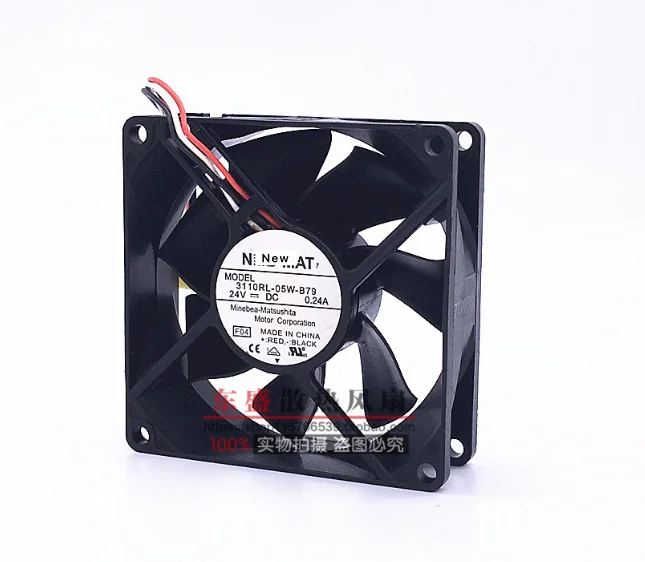 

for NMB-MAT 3110RL-05W-B79 F06 DC 24V 0.24A 80x80x25mm Server Cooling Fan