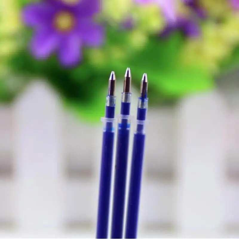 0.5mm Blue 20 шт./лот, гелевая ручка с нейтральными чернилами, заправка, нейтральная ручка, хорошее качество, заправка, черный, синий, красный, 0,5 мм, 0,38 мм, заправка пулей, для офиса и школы - Цвет: 0.5mm Blue