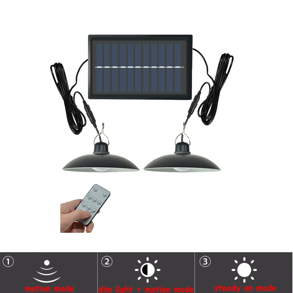 

Retro Lampshade Indoor Oudoor Solar Pendant Light Waterproof LED Light Solar Power ESplit Lamp For Garden Camp Home Tent Chandel