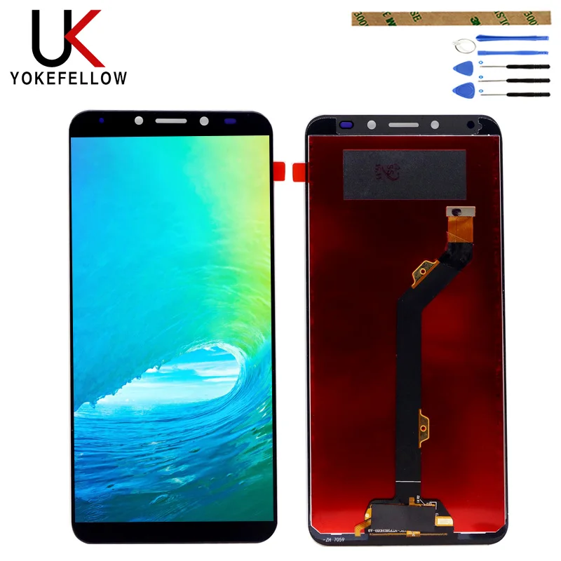 ЖК дисплей Wei для Tecno Pouvoir 2 LA7 / Pro сменный сенсорный экран в сборе|Экраны мобильных
