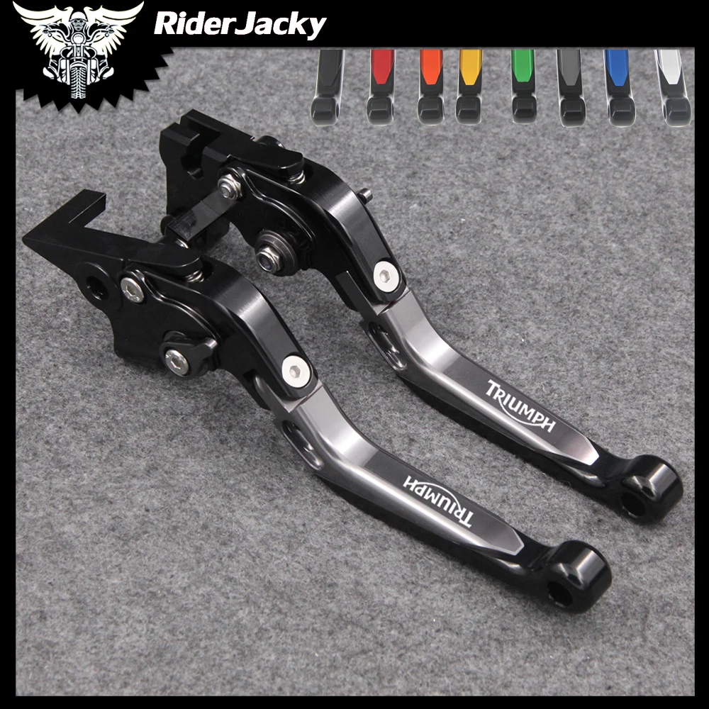 

RiderJacky Folding Extendable Motorcycle Brakes Clutch Levers For TRIUMPH TIGER 1050/Sport 2017-2018