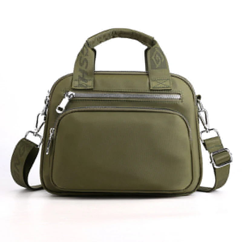 

Women Crossbody Bag Solid Color lPortable Nylon Cloth Lightweight Multi-fold Large Capacity HandBag Diagonal Shoulder Bag 2020