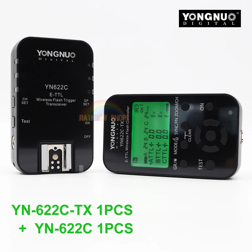 Беспроводная YONGNUO E TTL триггером вспышки YN622C KIT контроллера передатчика TX +