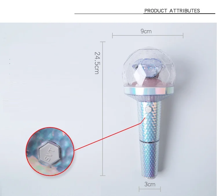 

[MYKPOP]SEVENTEEN Light Stick 2nd Generation with BLUETOOTH for Concert Fans Supporting KPOP Fans Collection - SA19112901