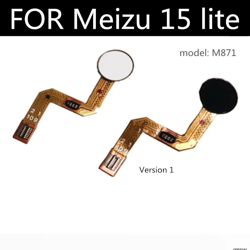 Для Meizu 15 Lite Fingerprint гибкий кабель для Meizu 15 Plus задняя кнопка домой датчик отпечатков пальцев гибкий кабель Запчасти