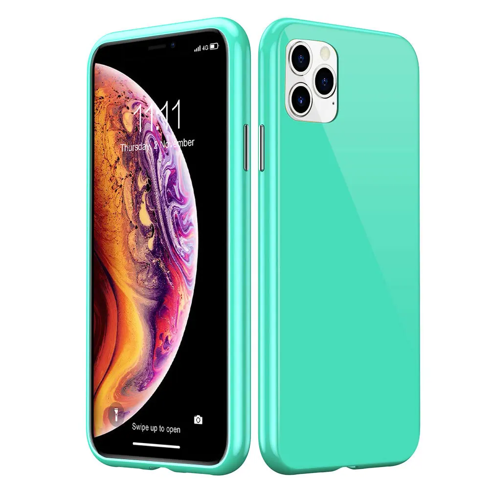 Зеленый KISSCASE металлический магнитный чехол для iPhone X 7 8 7plus 8plus 11 Pro Max XR XS MAX чехол HD закаленное стекло магнит чехол для телефона крышка - Цвет: Зеленый
