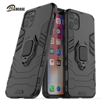 luxury shockproof armor case for iphone 12 pro 12 pro max ring stand silicone phone back cover for apple iphone 12 mini 12 pro