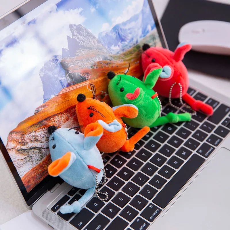 13 см китайская крыса год талисман мягкая плюшевая подвеска мышь Kawaii 2020 новый