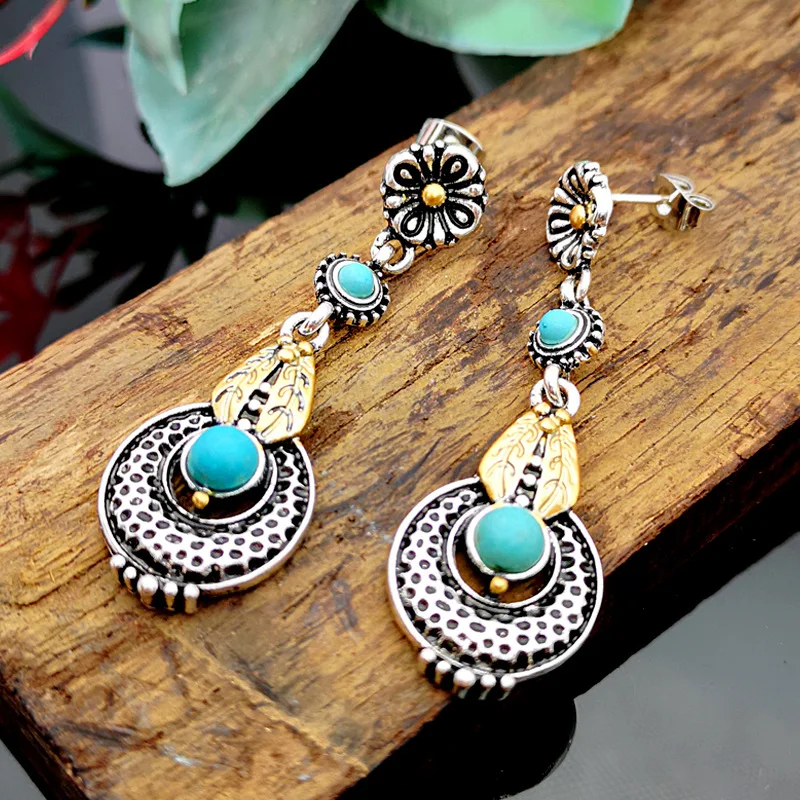 Винтажные длинные висячие серьги для женщин Этнические украшения в виде пчелы