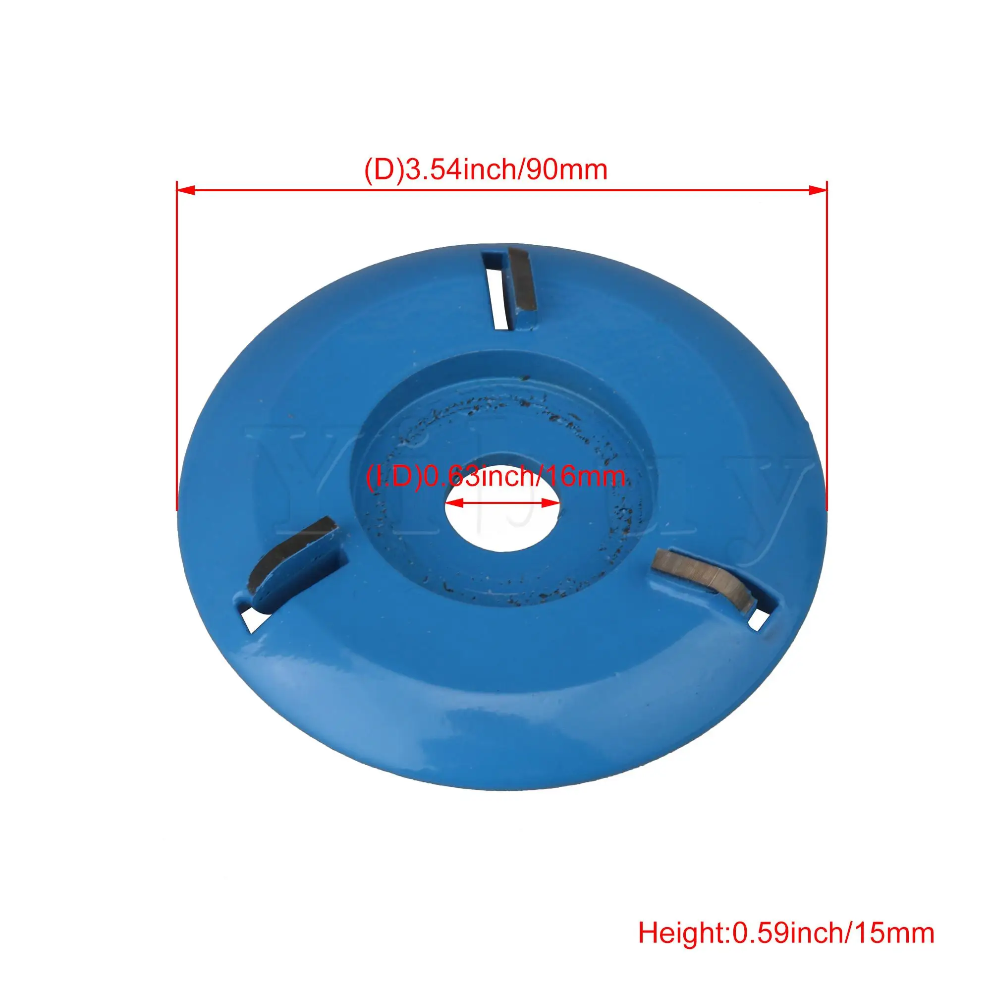 

3 Teeth Carving Disc Tool 0.63 Inch Inner Hole for Tea Table Carving