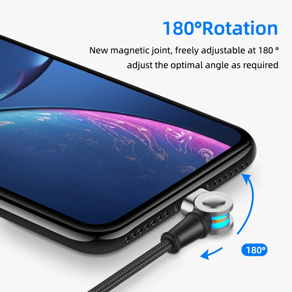 Магнитный кабель Micro USB Type C для Samsung Huawei мобильный телефон зарядное устройство