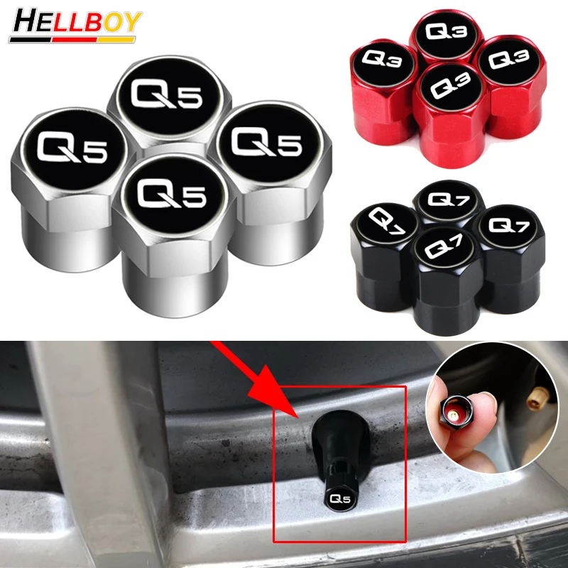 4 шт ступицы колеса для автомобиля воздуха в шинах Крышка колпачков штока клапана