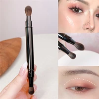 makeup brushes portable double headed eyeshadow nose highlight concealer detail blending eyebrow lip makeup brush cosmetic tools
