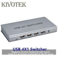 usb switch switcher controller adapter 4x1 usb1 1 a b male connector repeater for games pc wireless keyboard mouse kvm extender